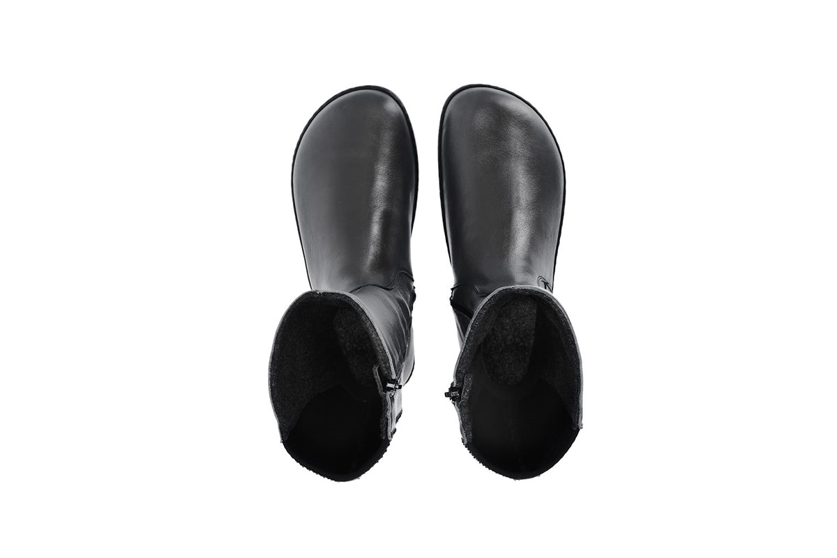 Barefoot long boots Be Lenka Charlotte - Black 15 OzBarefoot Australia