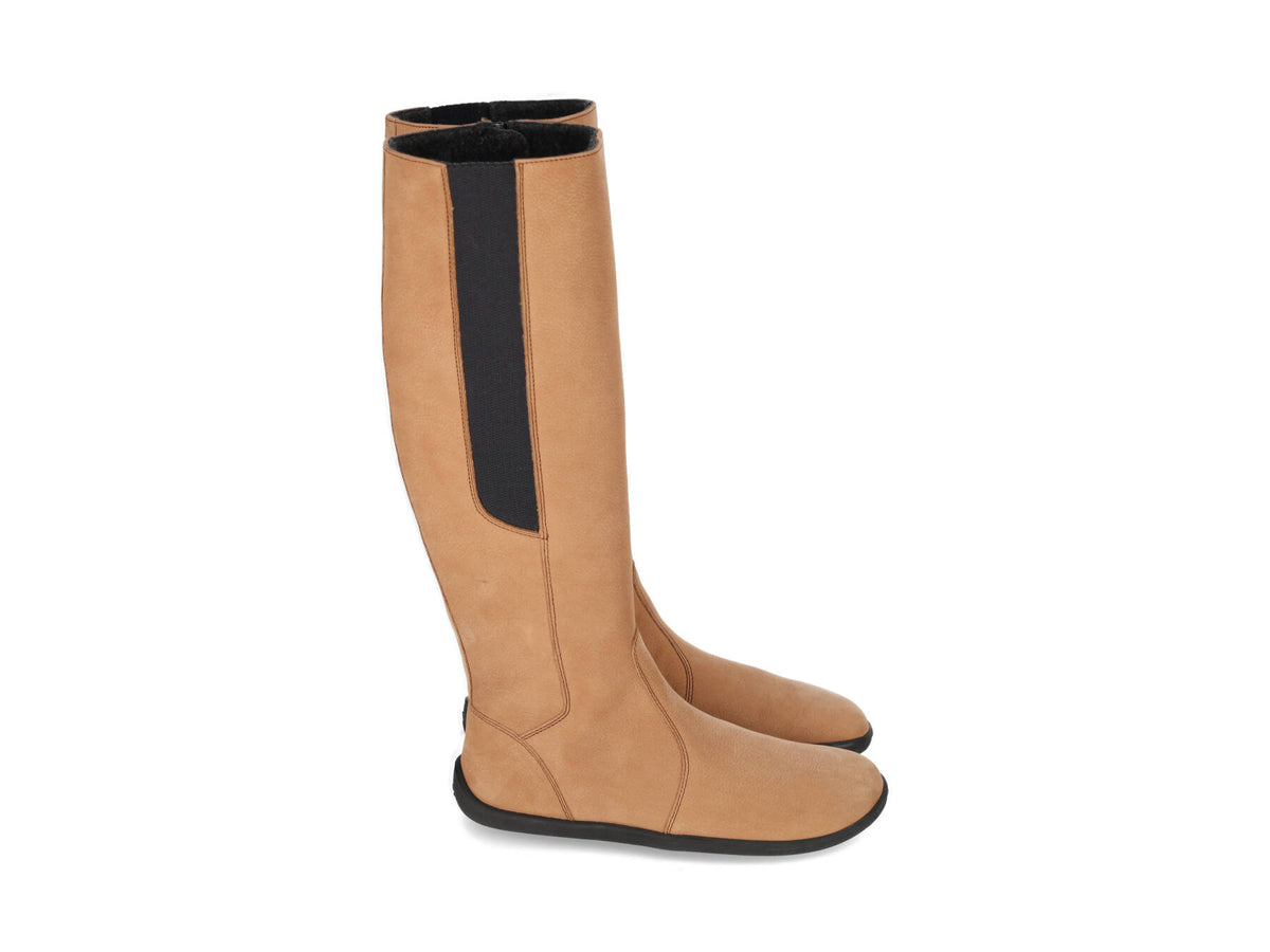 Barefoot long boots Be Lenka Sierra - Light Brown 10 OzBarefoot Australia