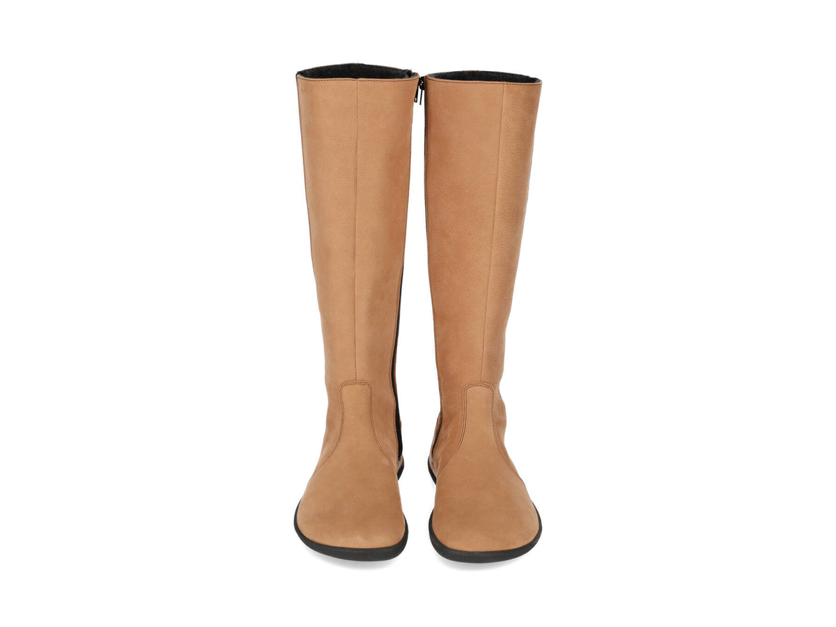 Barefoot long boots Be Lenka Sierra - Light Brown 8 OzBarefoot Australia