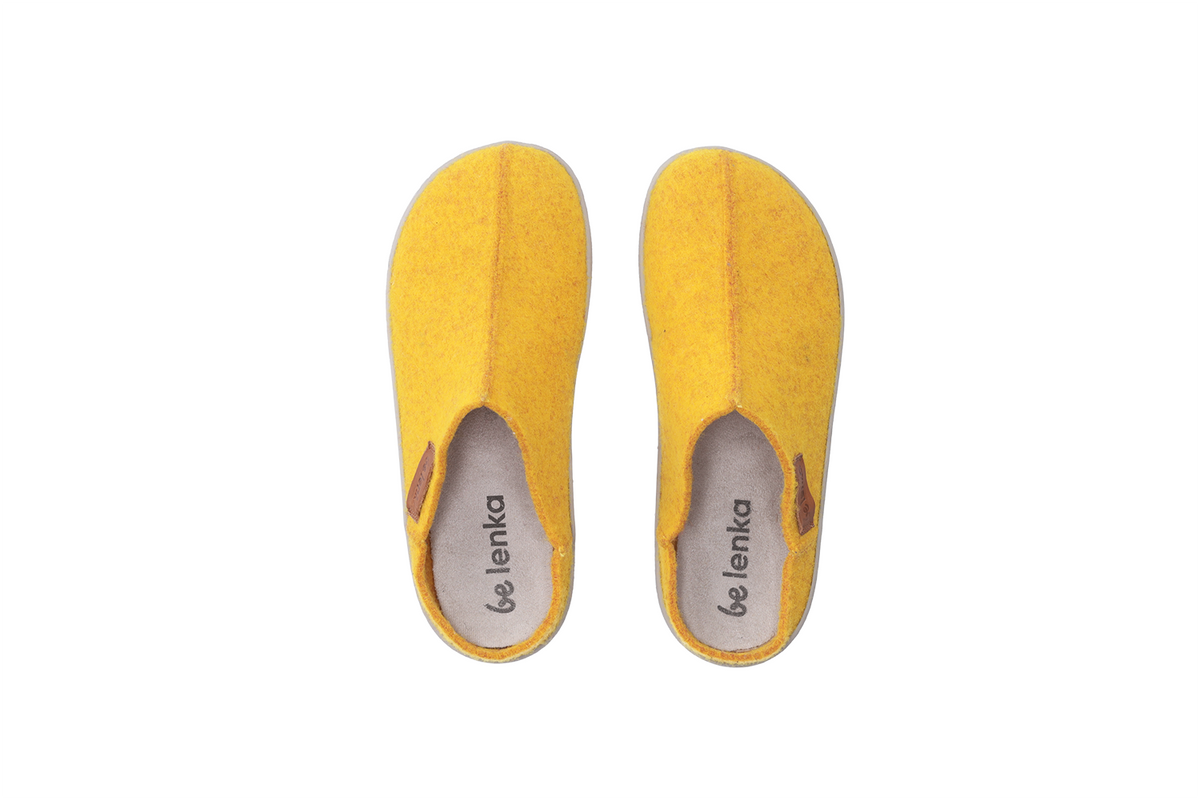 Barefoot slippers Be Lenka Chillax - Amber Yellow 5  - OzBarefoot