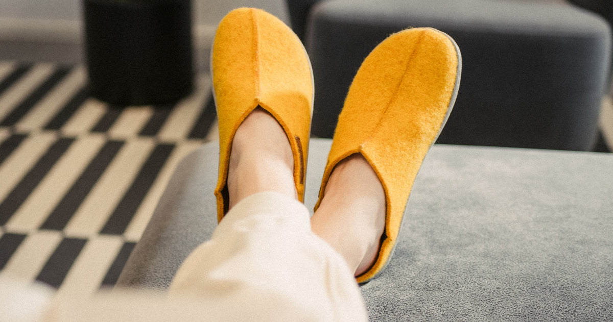 Barefoot slippers Be Lenka Chillax - Amber Yellow 4  - OzBarefoot