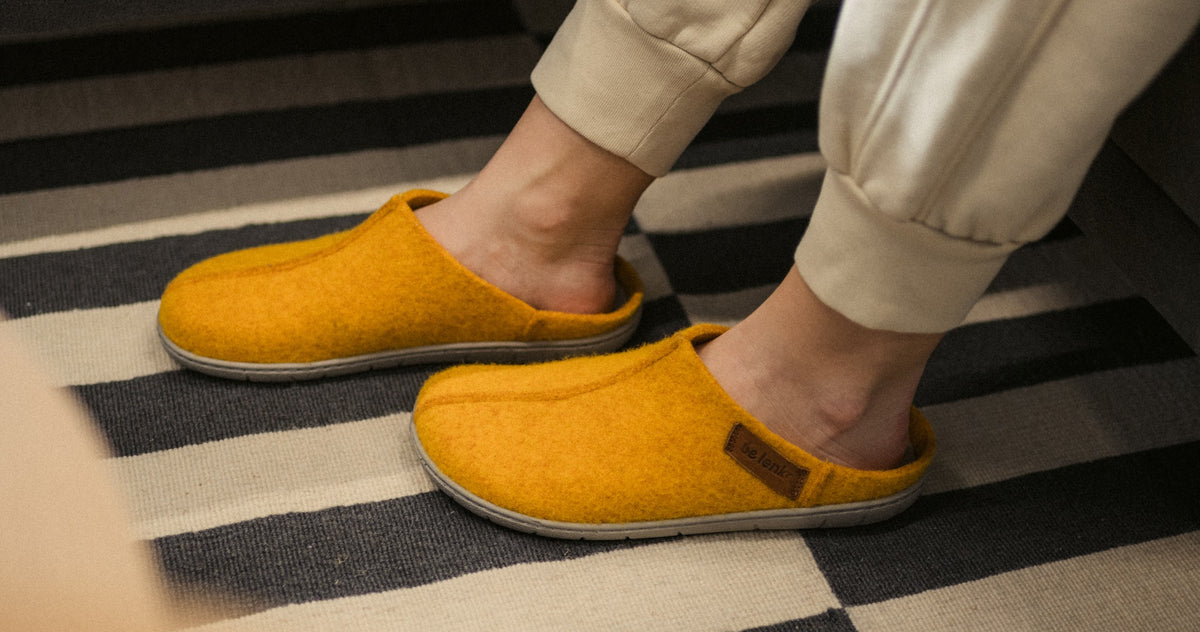 Barefoot slippers Be Lenka Chillax - Amber Yellow 3  - OzBarefoot