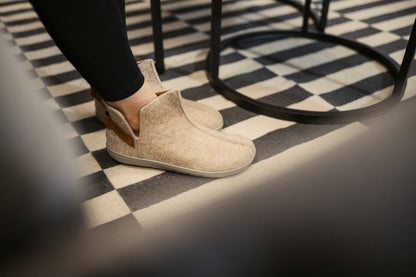 Barefoot slippers Be Lenka Chillax - Ankle-cut - Beige