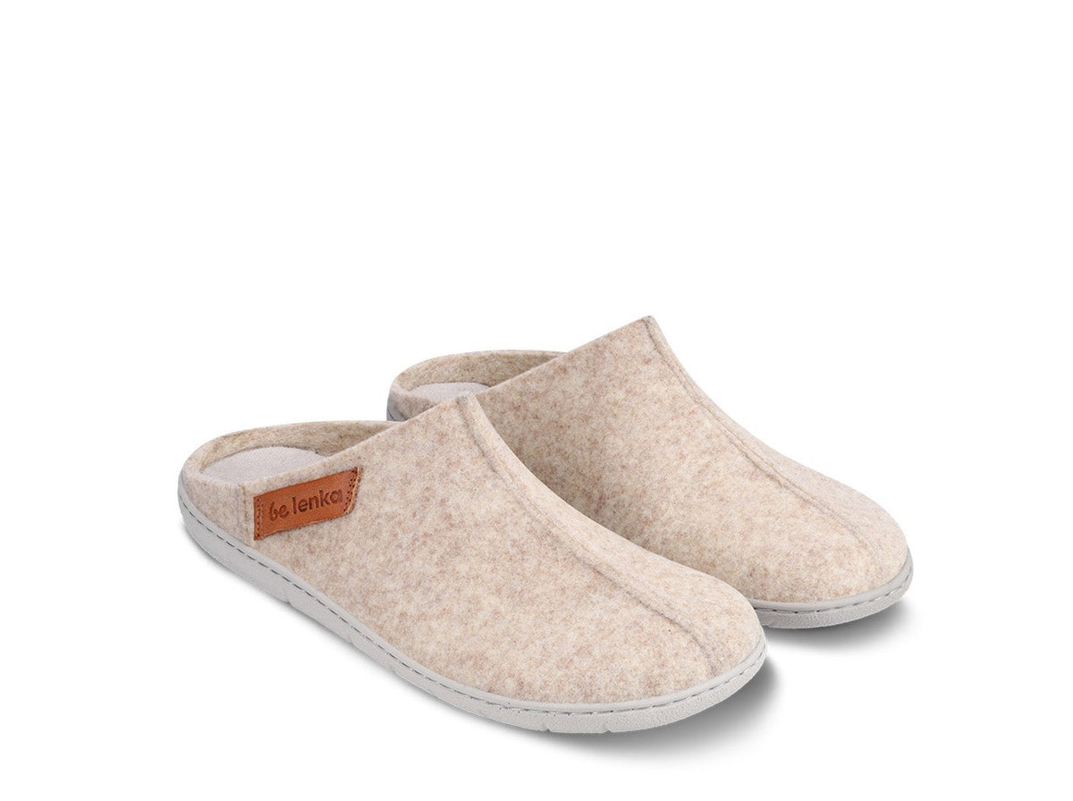 Barefoot slippers Be Lenka Chillax - Beige 1  - OzBarefoot