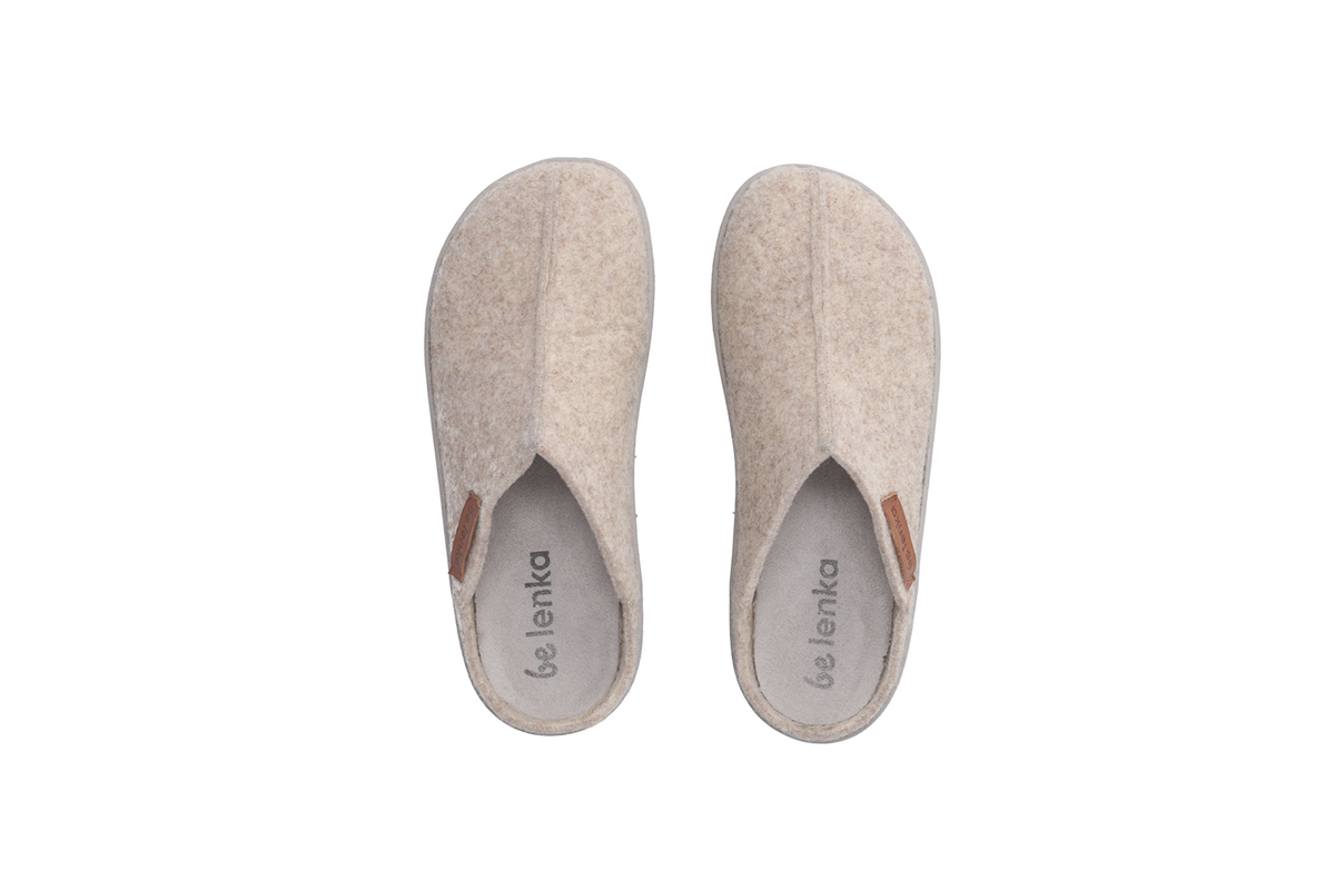 Barefoot slippers Be Lenka Chillax - Beige 4  - OzBarefoot
