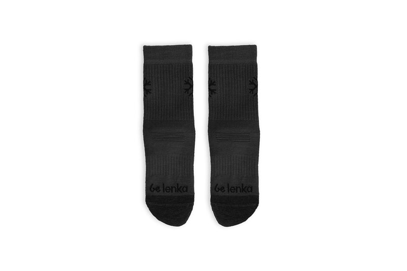 Kids barefoot Socks Be Lenka Kids - Crew - Merino Wool - Grey 2  - OzBarefoot