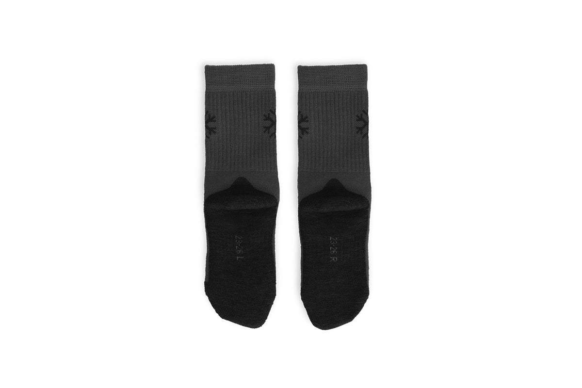 Kids barefoot Socks Be Lenka Kids - Crew - Merino Wool - Grey 3  - OzBarefoot