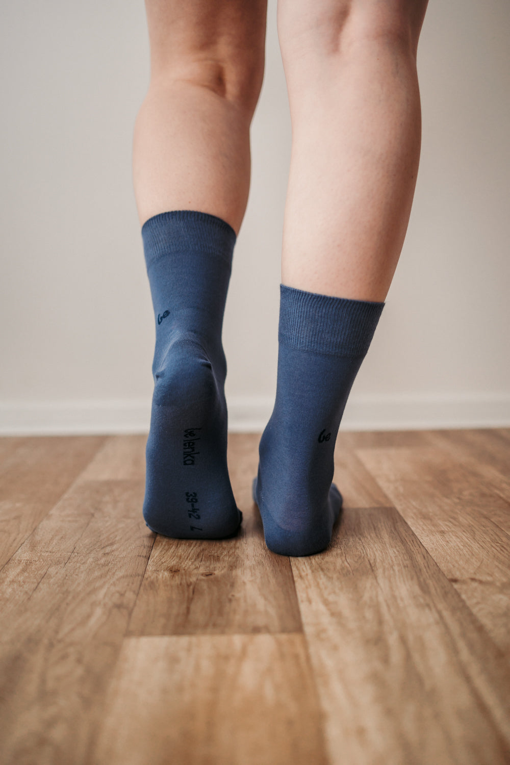 Barefoot Socks - Crew - Essentials – Blue 1 OzBarefoot Australia