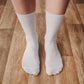 Barefoot Socks - Crew - Essentials - White 3 OzBarefoot Australia