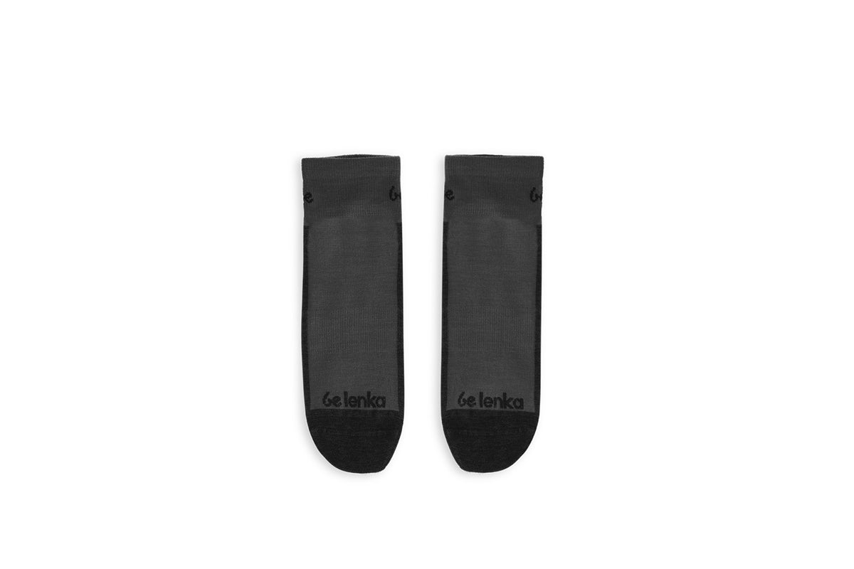 Barefoot Socks Be Lenka - Crew - Merino Wool – Grey 1  - OzBarefoot