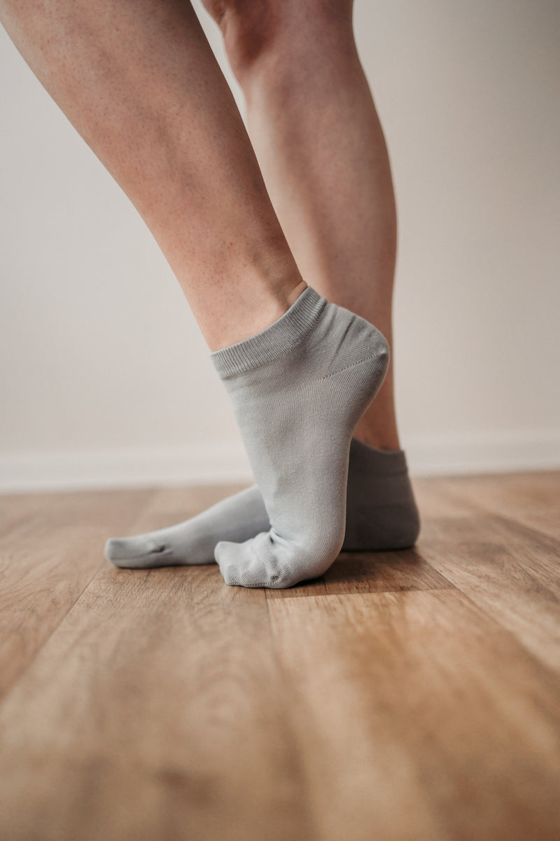 Barefoot Socks - Low-cut - Essentials - Grey 2 OzBarefoot Australia
