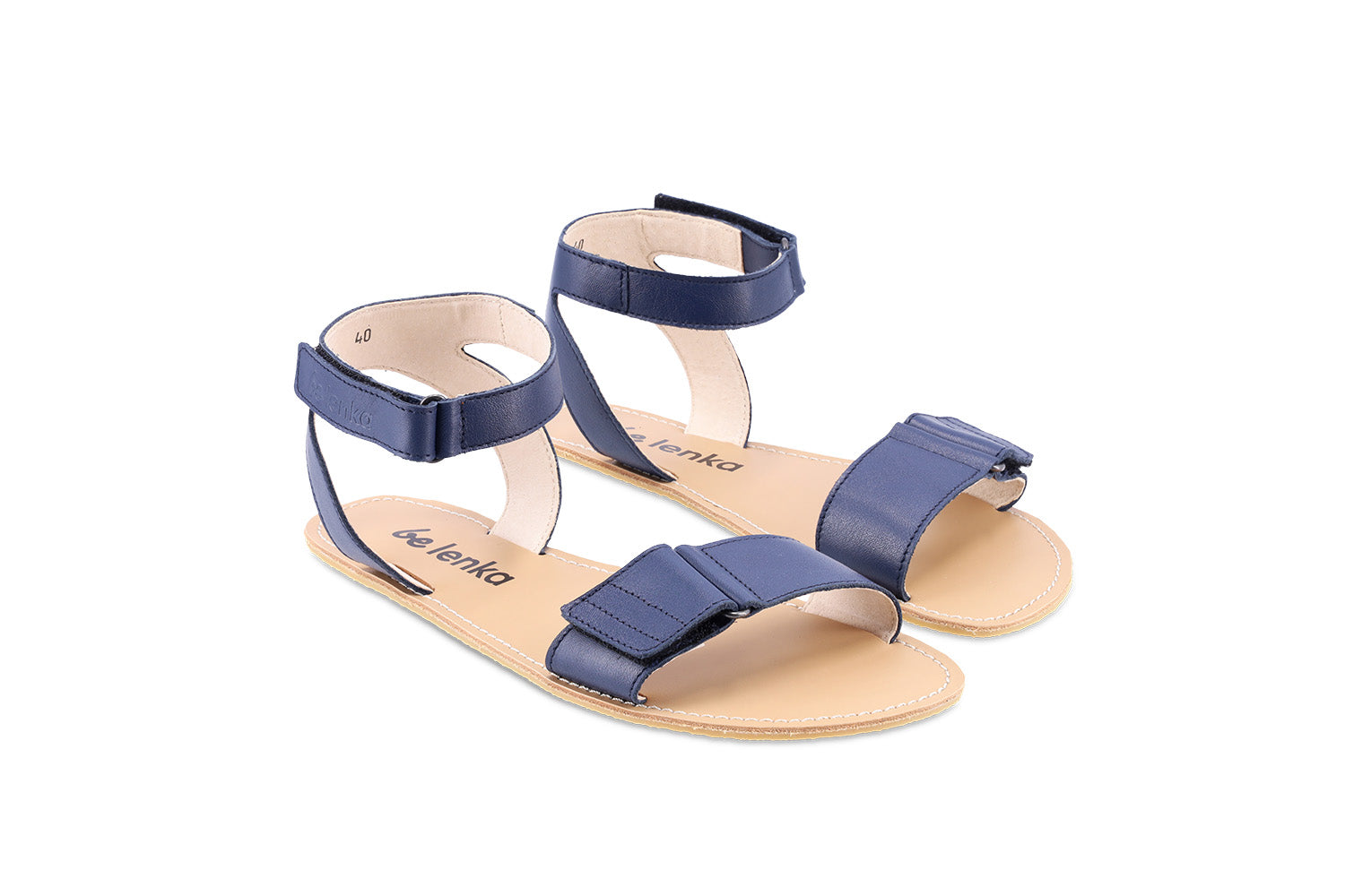 Barefoot Sandals - Be Lenka Iris - Dark Blue 2 OzBarefoot Australia