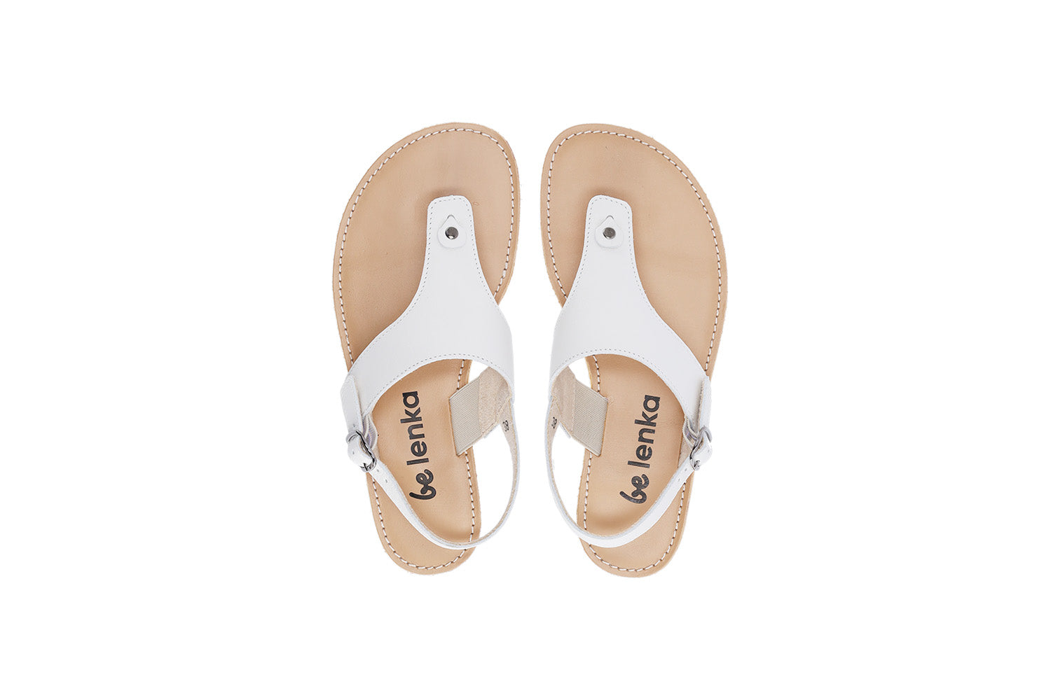 Barefoot Sandals - Be Lenka Promenade - Ivory White 5 OzBarefoot Australia