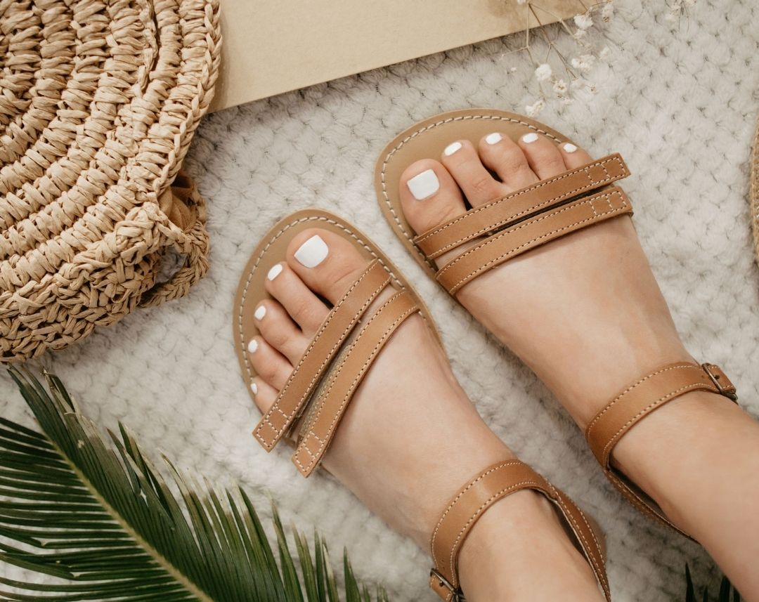 Barefoot Sandals - Be Lenka Summer - Brown 8 OzBarefoot Australia