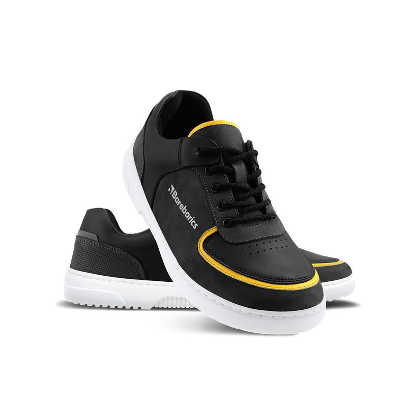 Barefoot Sneakers Barebarics Apollo - Dark Grey & Black 2 OzBarefoot Australia
