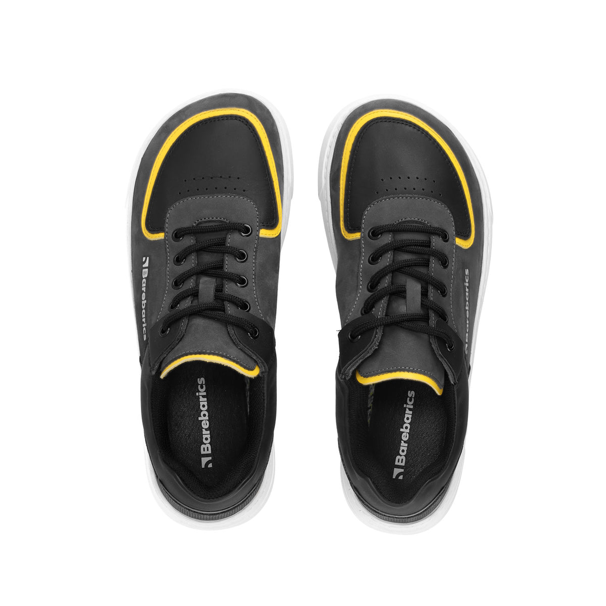 Barefoot Sneakers Barebarics Apollo - Dark Grey & Black 3 OzBarefoot Australia