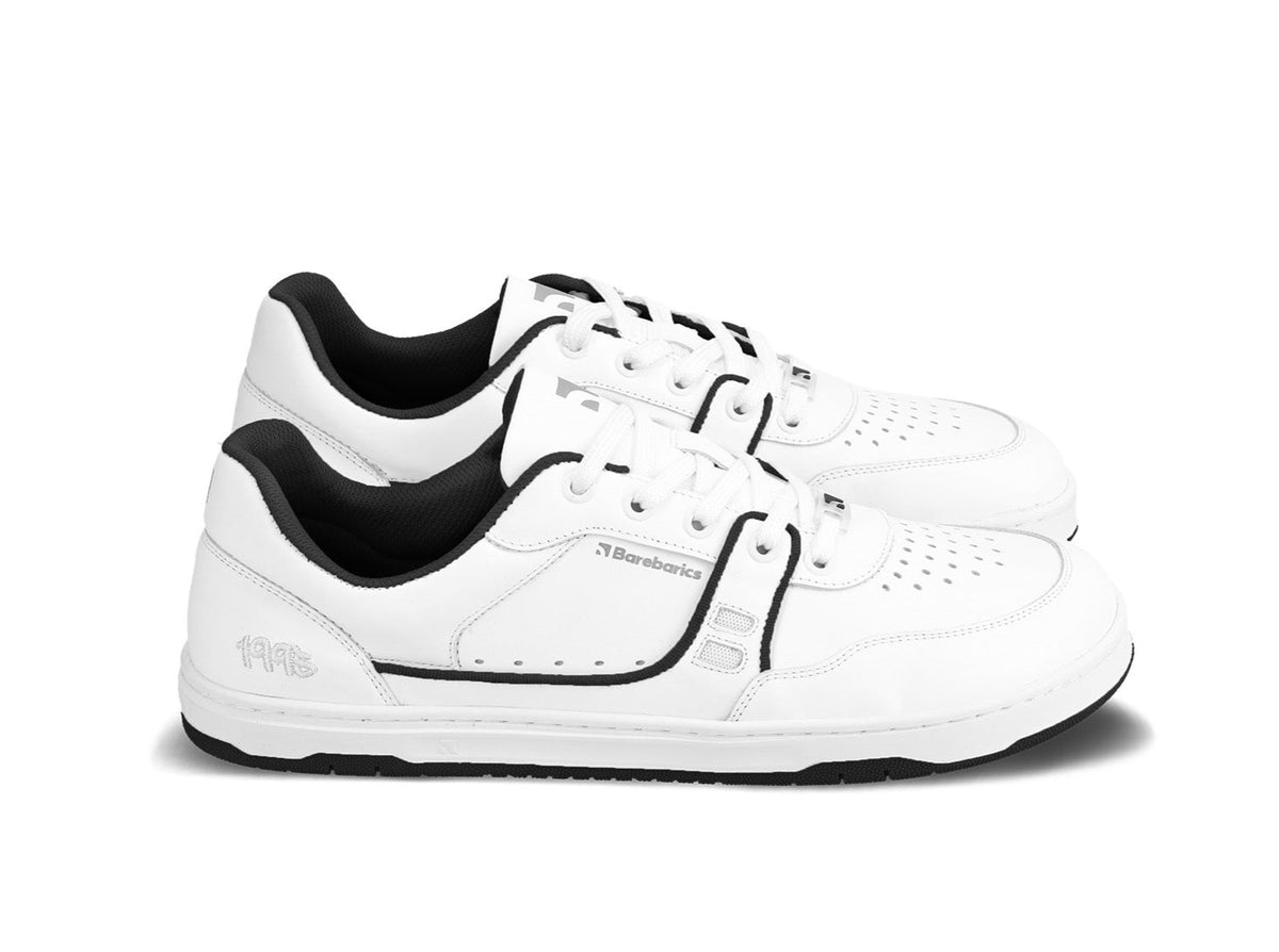 Barefoot Sneakers Barebarics Arise - White & Black 1  - OzBarefoot