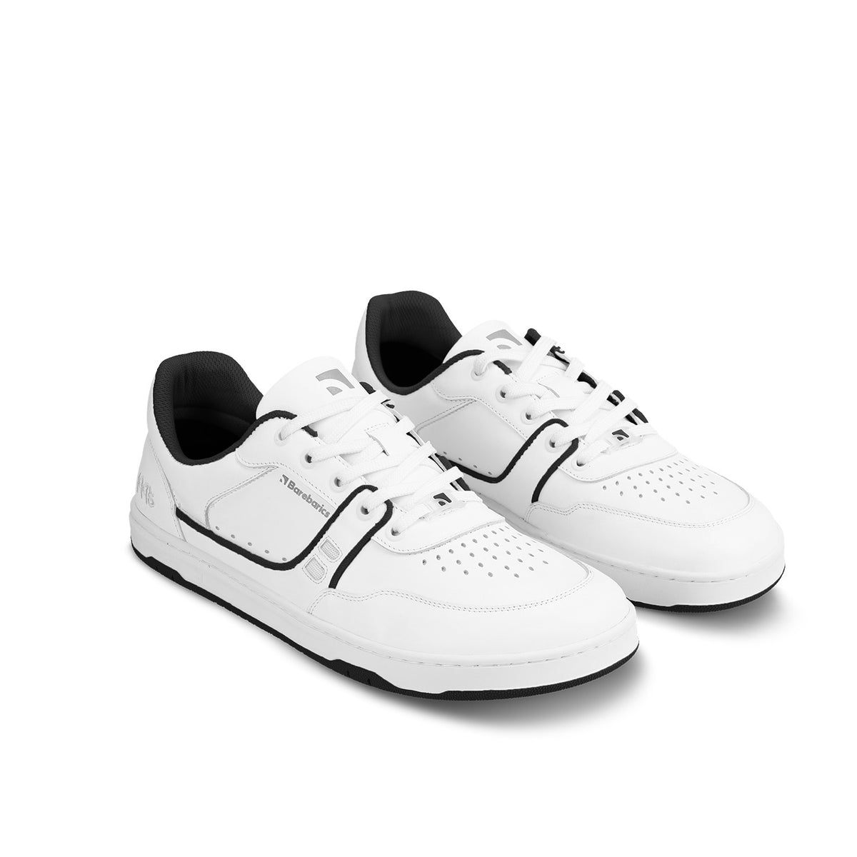 Barefoot Sneakers Barebarics Arise - White & Black 3  - OzBarefoot