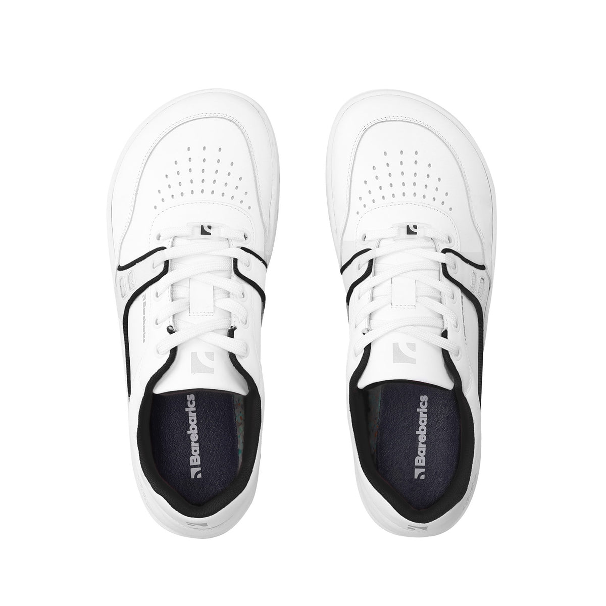 Barefoot Sneakers Barebarics Arise - White & Black 5  - OzBarefoot