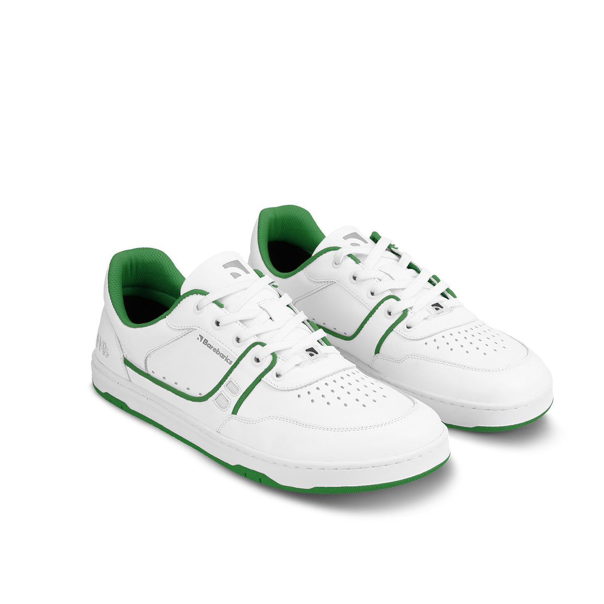 Barefoot Sneakers Barebarics Arise - White & Green 3  - OzBarefoot