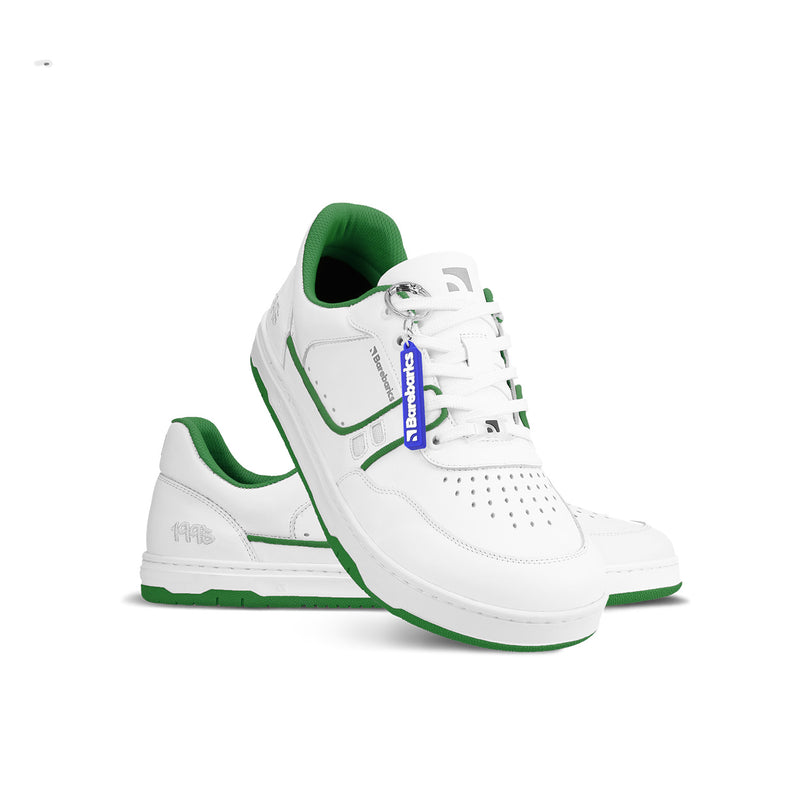 Barefoot Sneakers Barebarics Arise - White & Green 2  - OzBarefoot