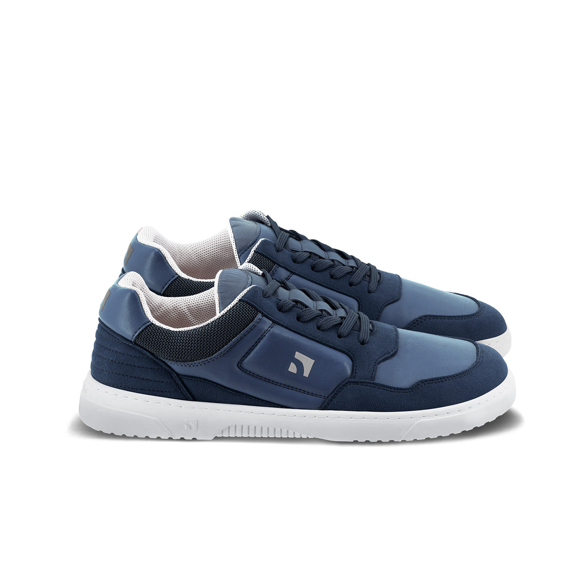Barefoot Sneakers Barebarics - Axiom - Dark Blue & White 4 OzBarefoot Australia