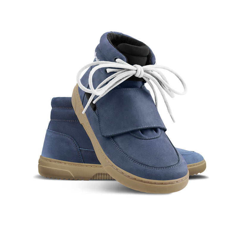 Barefoot Sneakers Barebarics Blizzard - Navy Blue 1 OzBarefoot Australia