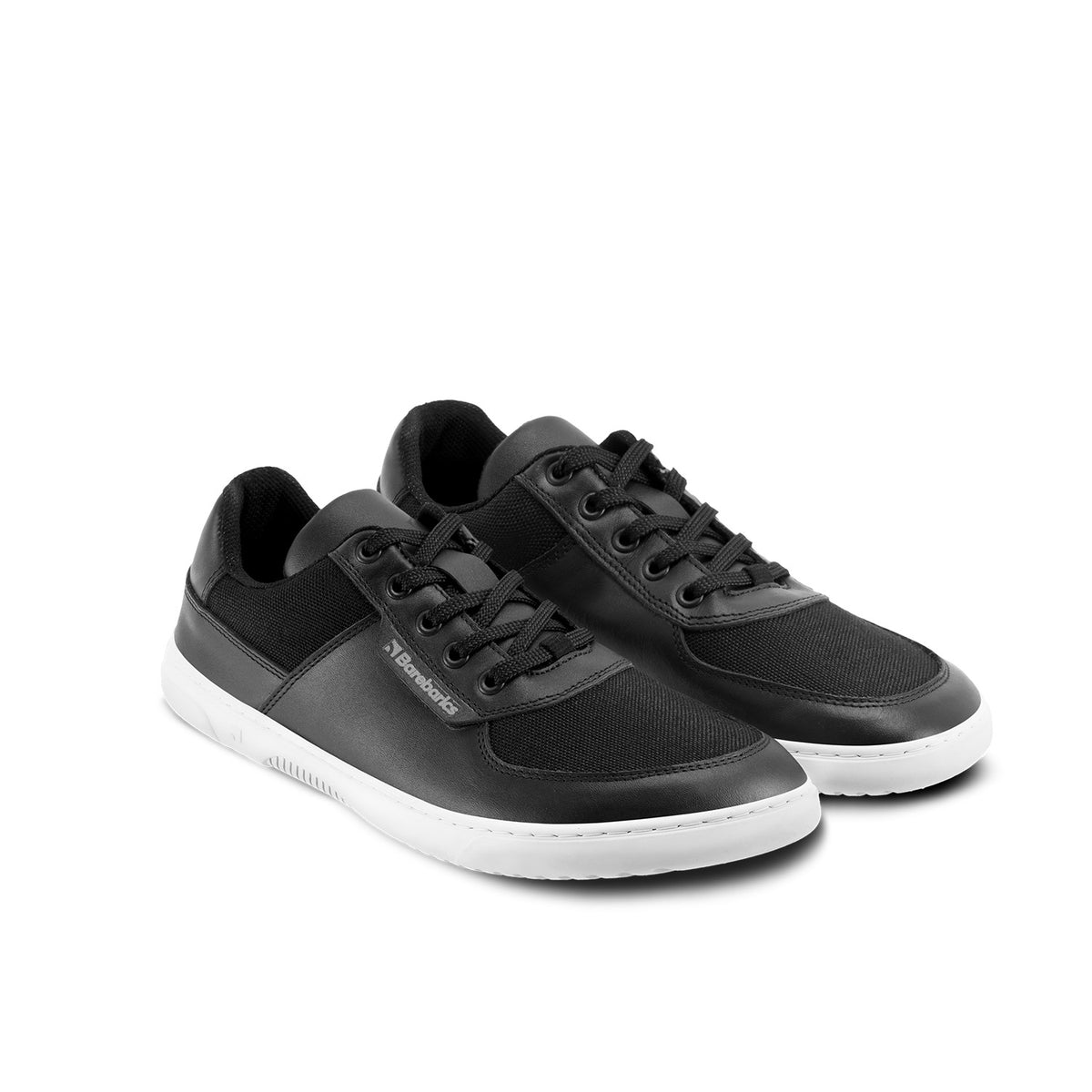 Barefoot Sneakers Barebarics Bravo - Black & White 3 OzBarefoot Australia