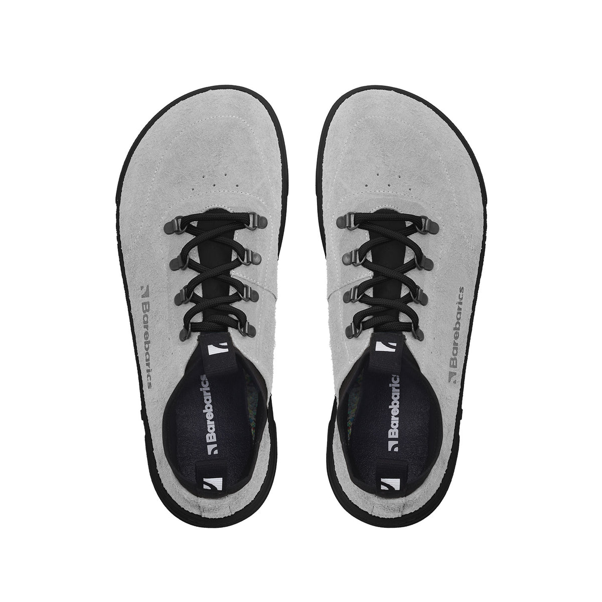 Barefoot Sneakers Barebarics Bronx - Grey 3 OzBarefoot Australia