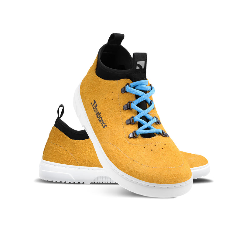 Barefoot Sneakers Barebarics Bronx - Mustard 1 OzBarefoot Australia