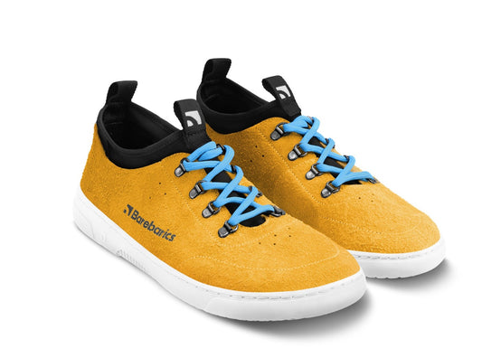 Barefoot Sneakers Barebarics Bronx - Mustard 2 OzBarefoot Australia