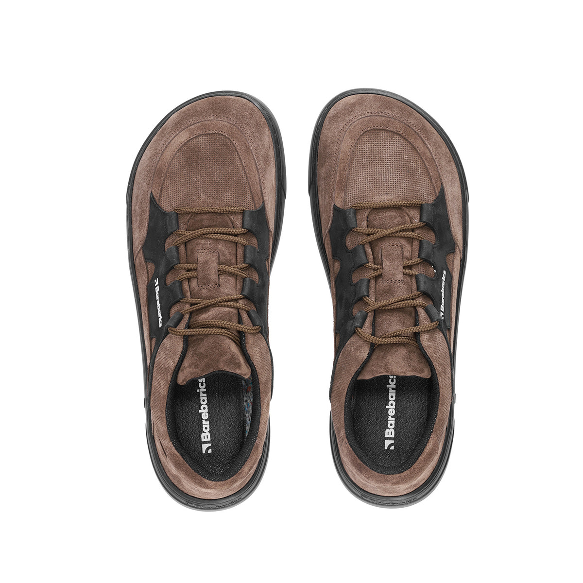 Barefoot Sneakers Barebarics Evo - Dark Brown & Black 4 OzBarefoot Australia