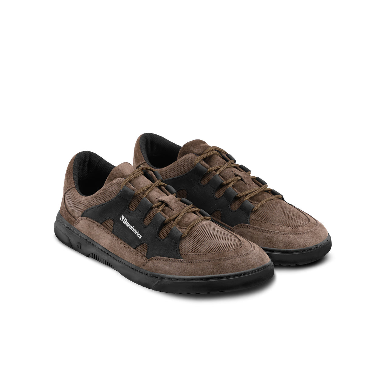 Barefoot Sneakers Barebarics Evo - Dark Brown & Black 3 OzBarefoot Australia