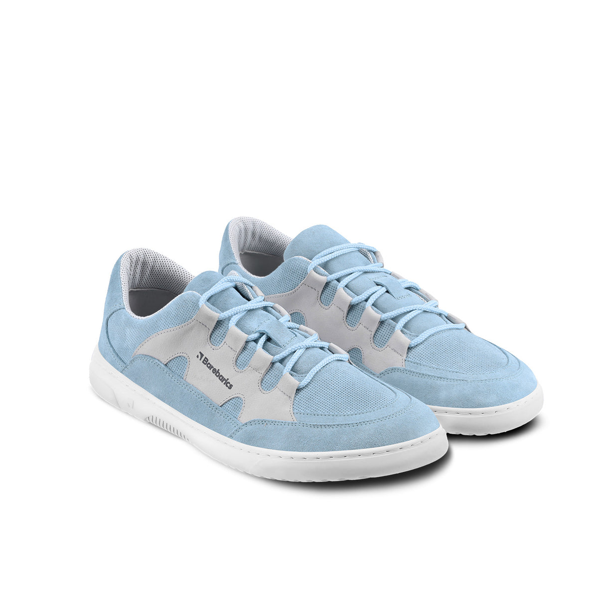 Barefoot Sneakers Barebarics Evo - Light Blue & White 3 OzBarefoot Australia