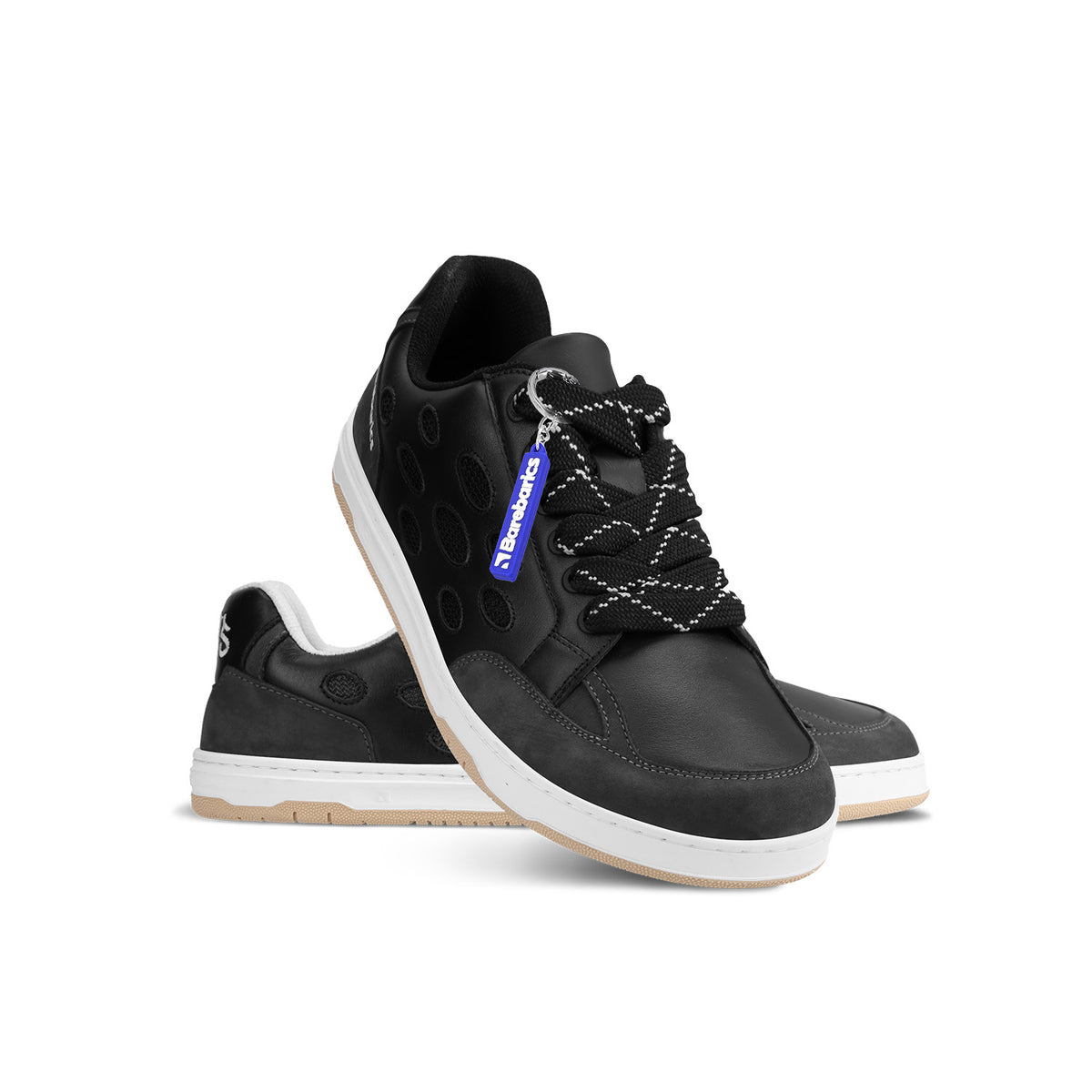 Barefoot Sneakers Barebarics Fusion - Black & White 1  - OzBarefoot