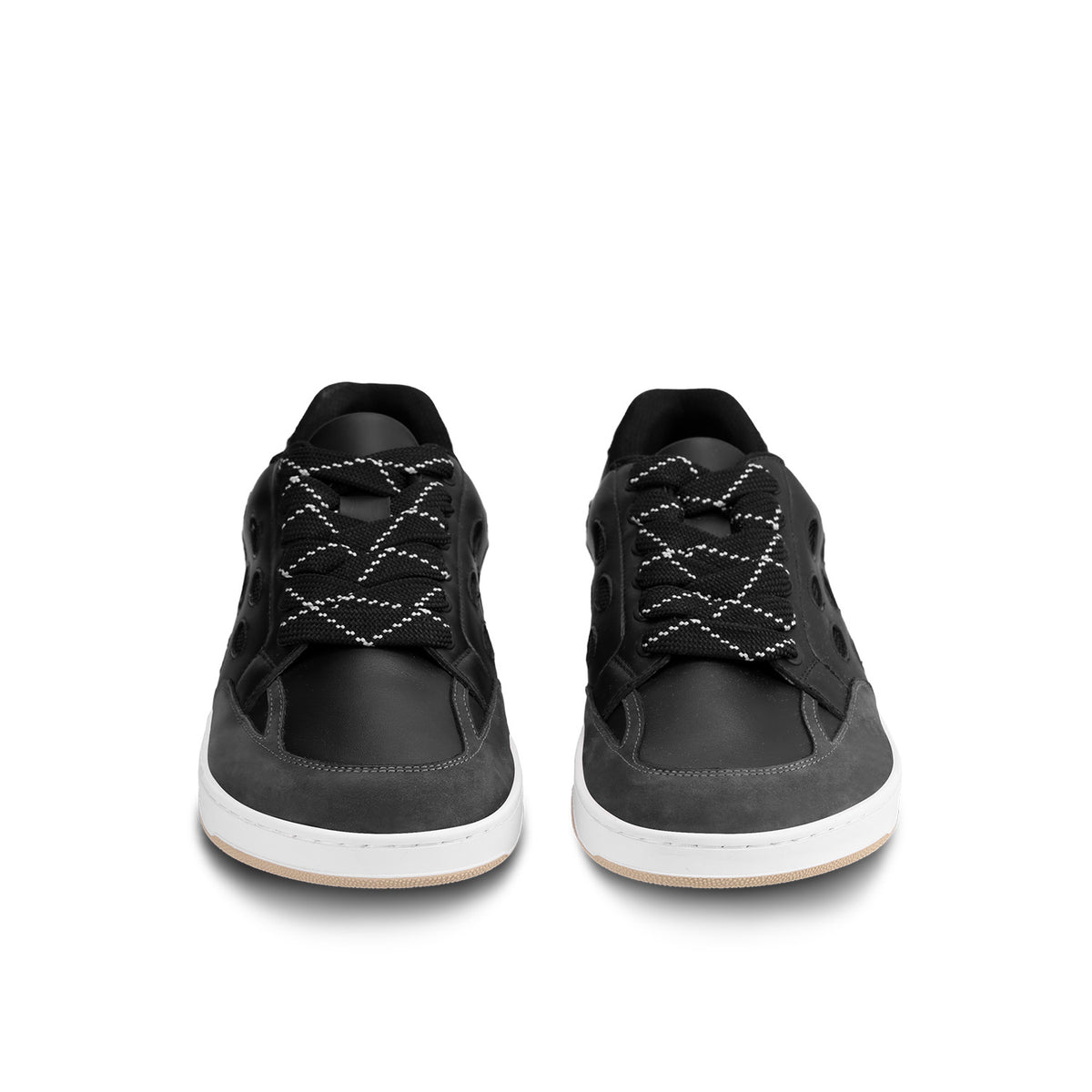 Barefoot Sneakers Barebarics Fusion - Black & White 4  - OzBarefoot