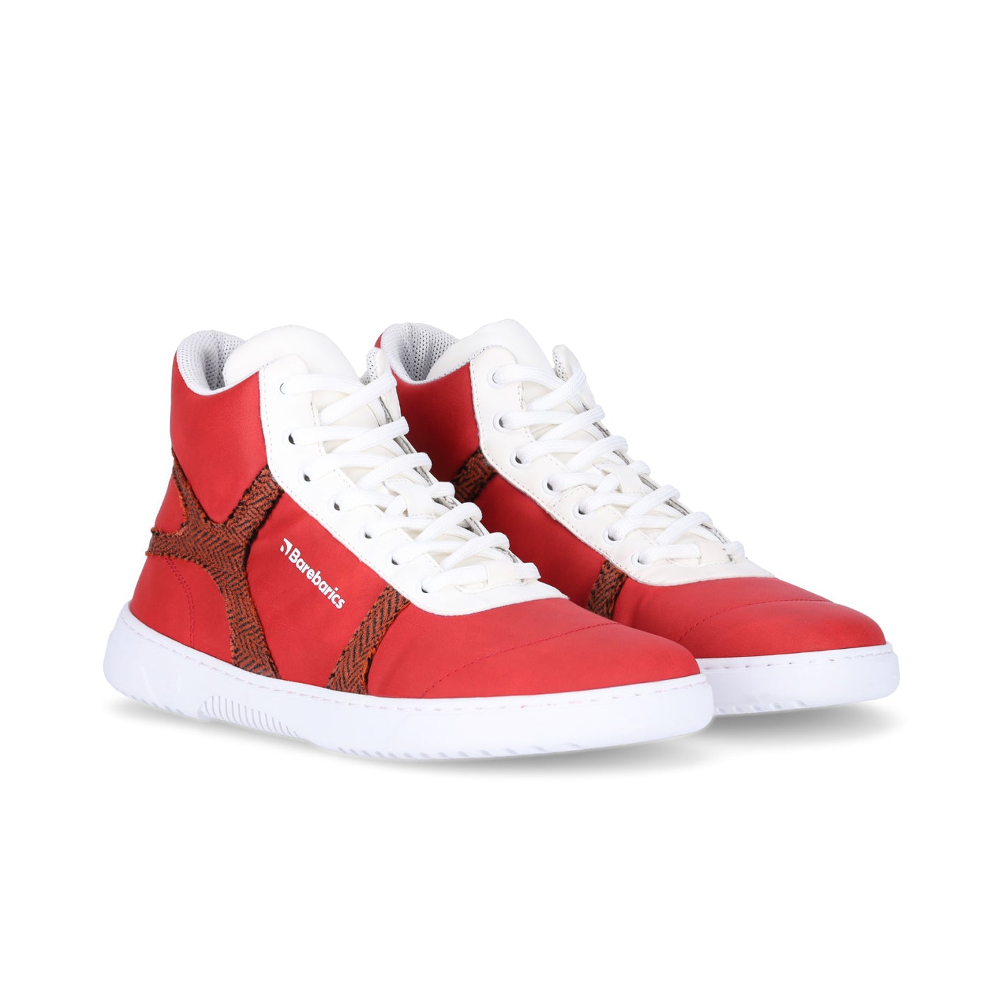Barefoot Sneakers Barebarics - Hifly - Red & White 4 OzBarefoot Australia
