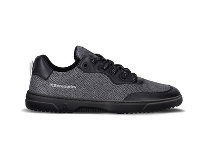 Barefoot Sneakers Barebarics - Kudos - Black & Grey 1 OzBarefoot Australia