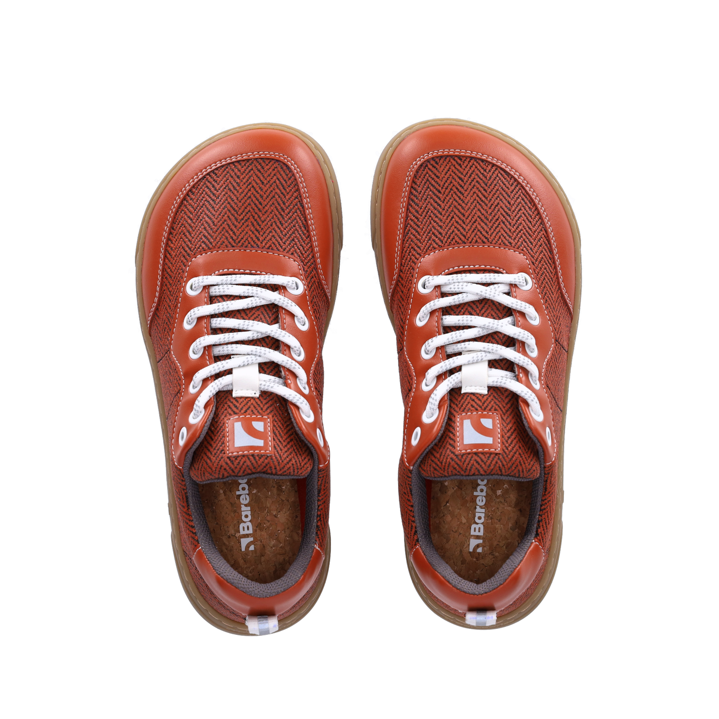 Barefoot Sneakers Barebarics - Kudos - Brick Red 8 OzBarefoot Australia