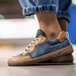 Barefoot Sneakers Barebarics - Kudos - Brown & Blue 4 OzBarefoot Australia