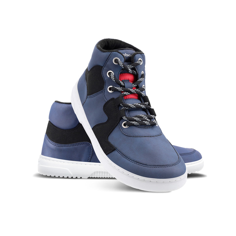 Barefoot Sneakers Barebarics Lynx - Dark Blue & White 1 OzBarefoot Australia