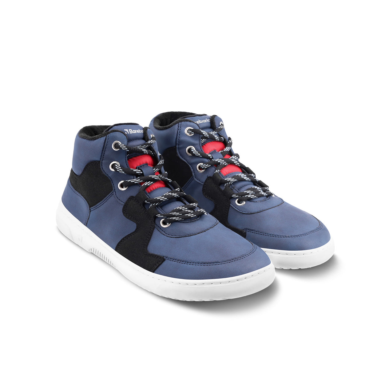 Barefoot Sneakers Barebarics Lynx - Dark Blue & White 2 OzBarefoot Australia