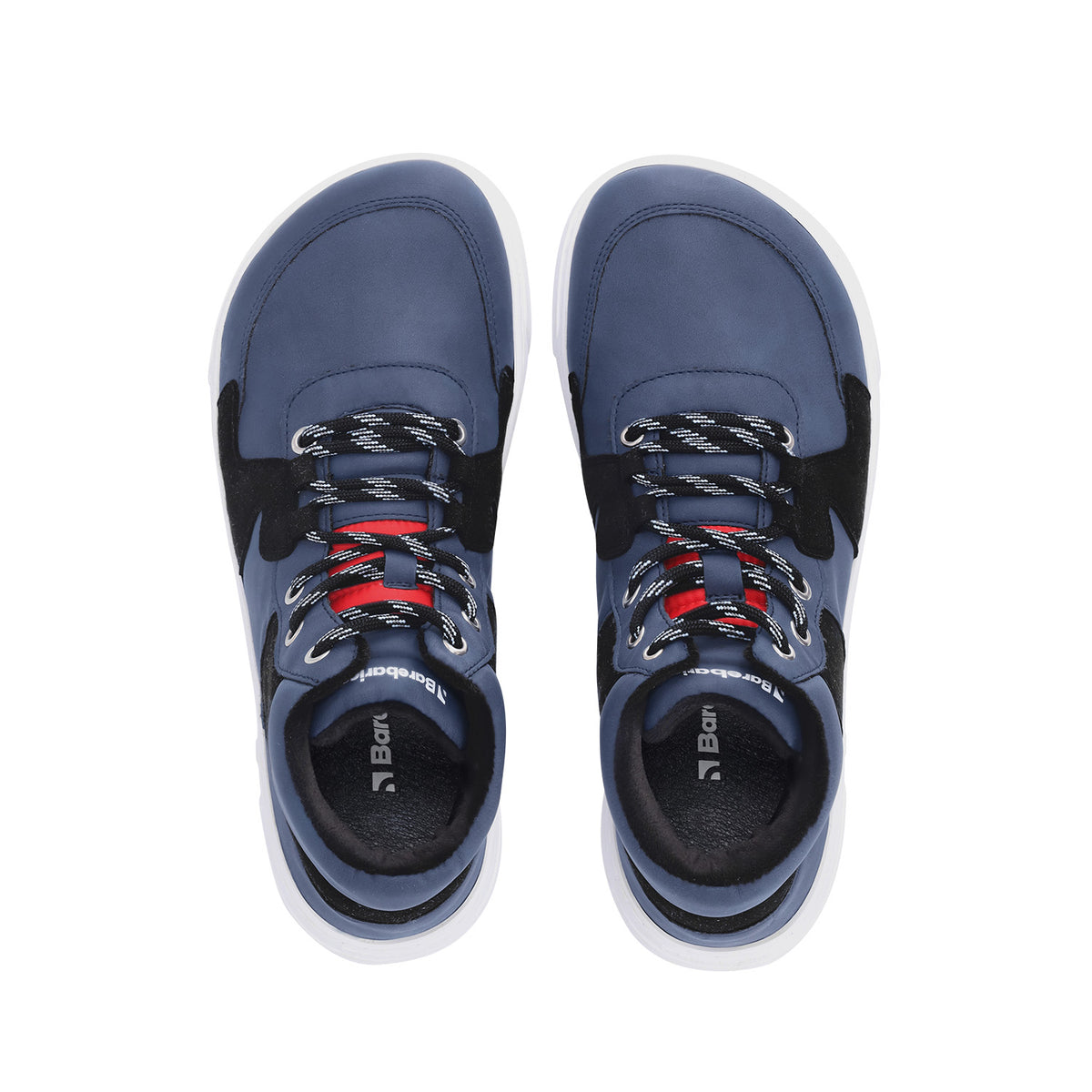 Barefoot Sneakers Barebarics Lynx - Dark Blue & White 3 OzBarefoot Australia
