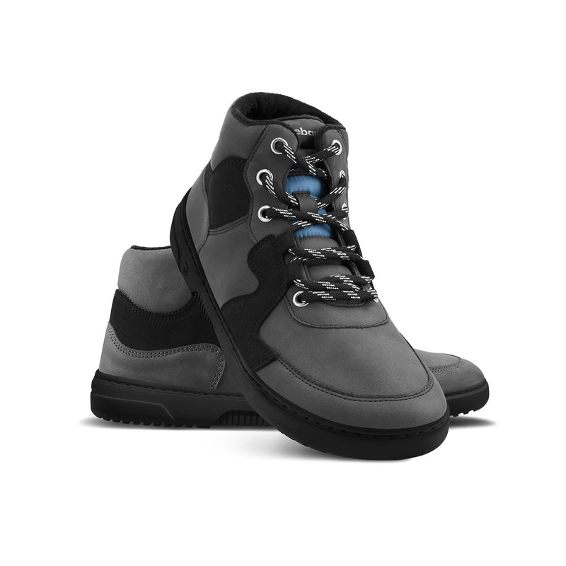 Barefoot Sneakers Barebarics Lynx - Dark Grey & Black 1 OzBarefoot Australia