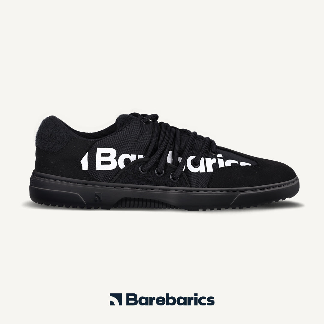 Barefoot Sneakers Barebarics - Vibe - Black 3 OzBarefoot Australia