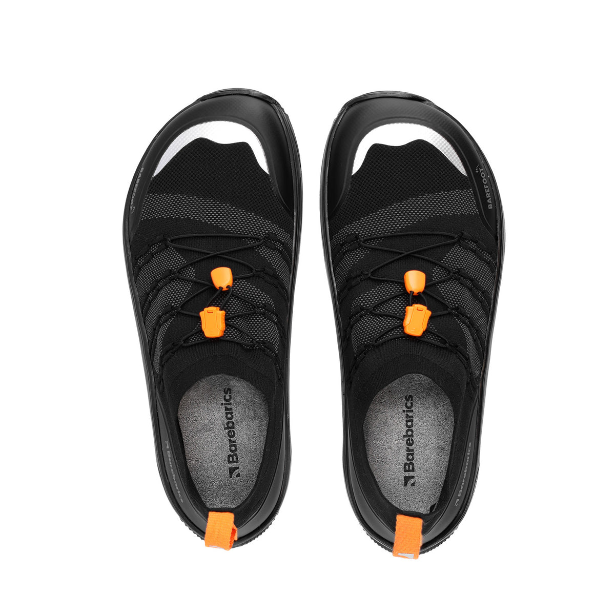 Barefoot Sneakers Barebarics Voyager - Black 5 OzBarefoot Australia