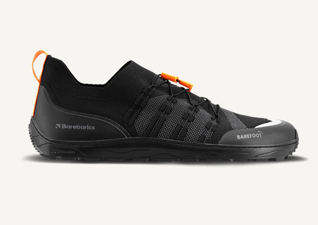 Barefoot Sneakers Barebarics Voyager - Black 3 OzBarefoot Australia