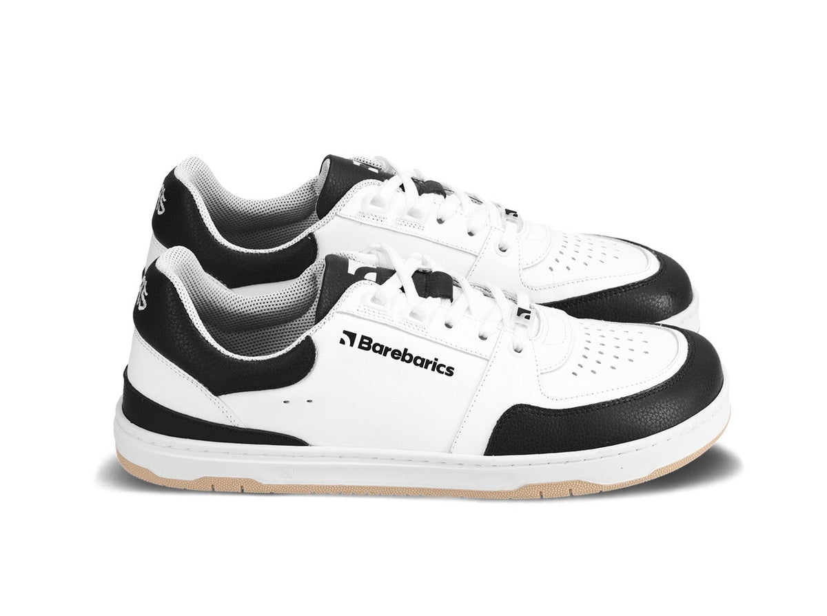 Barefoot Sneakers Barebarics Wave - White & Black 1  - OzBarefoot
