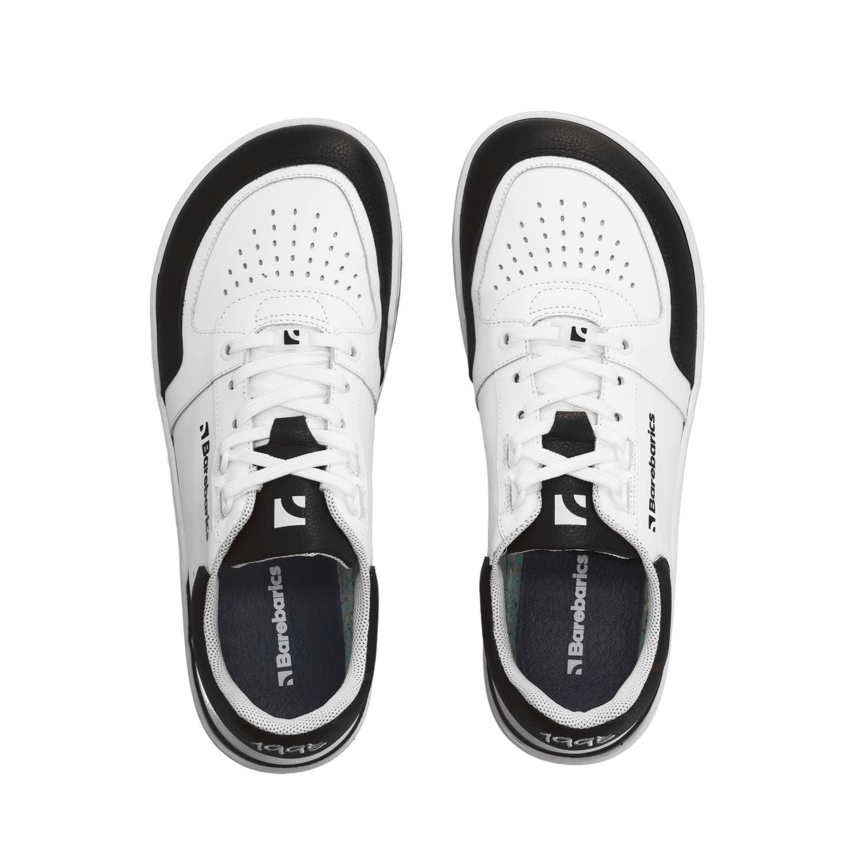 Barefoot Sneakers Barebarics Wave - White & Black 5  - OzBarefoot
