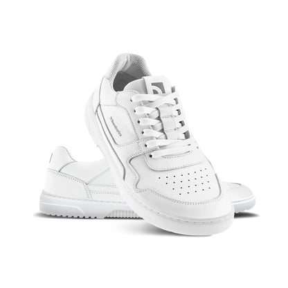 Barefoot Sneakers Barebarics Zing - All White - Leather 2 OzBarefoot Australia